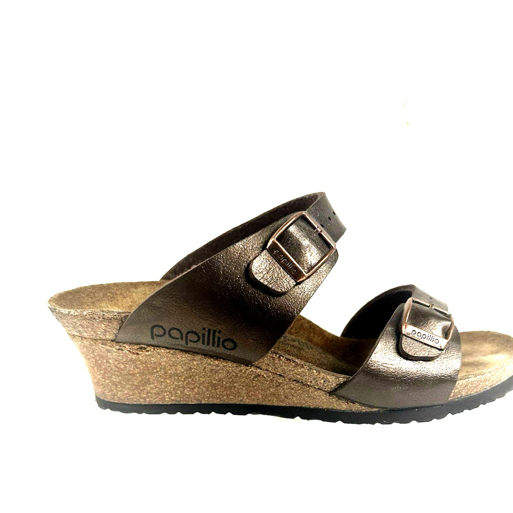 BIRKENSTOCK Dorothy Graceful Papillio Wedge Sandal in Bronze Toffee 40 - Picture 12 of 16